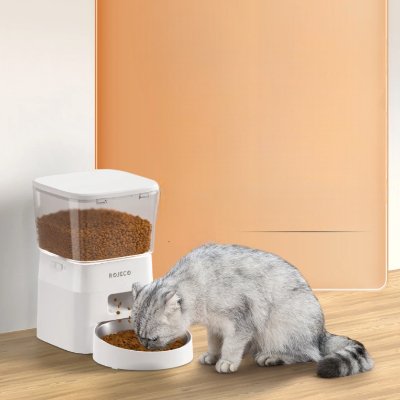 Distributeur Croquettes - AutomaticCatFeeder™ - Blanc - Velo Leader