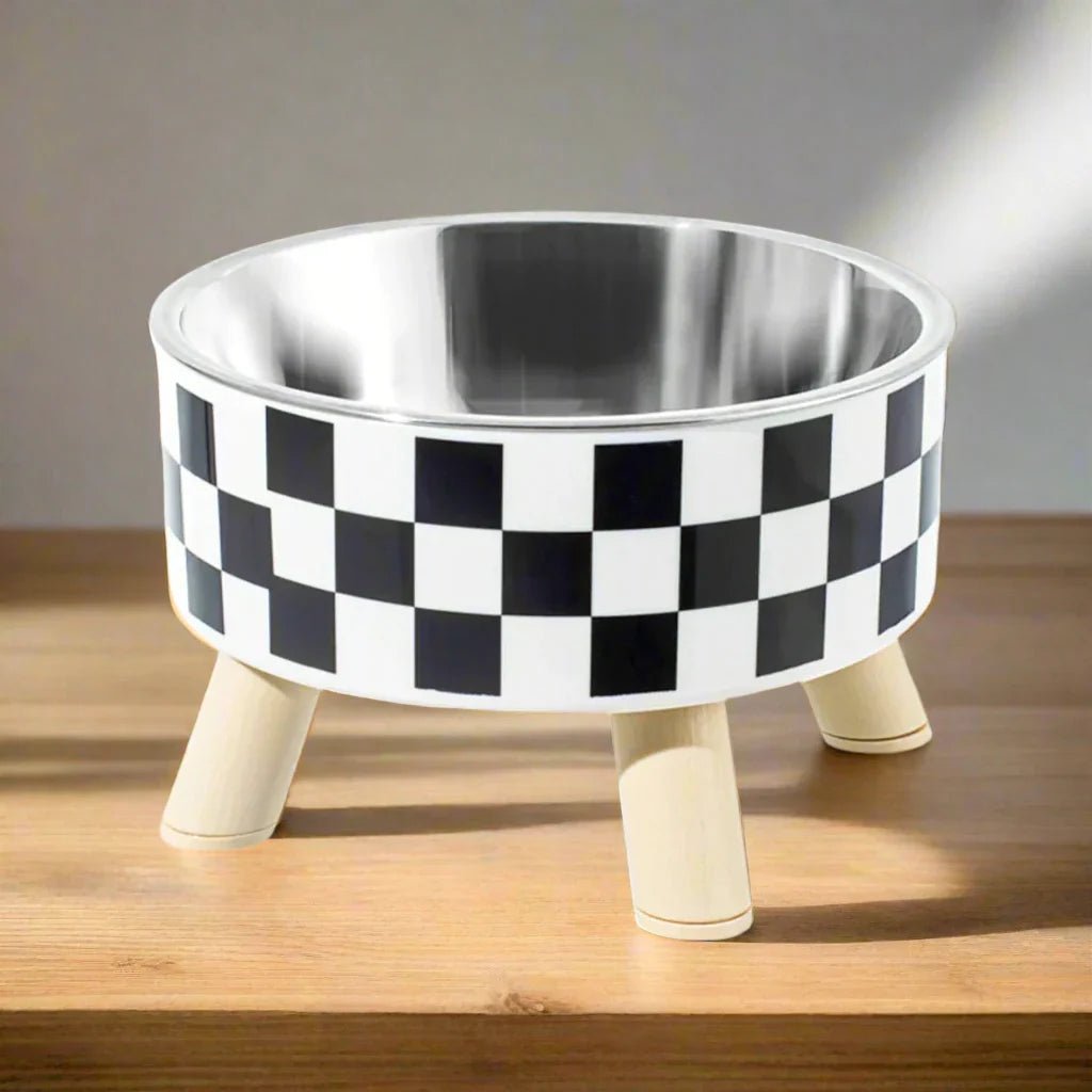 Gamelle Chat - CatBowl™ - Damier - Velo Leader