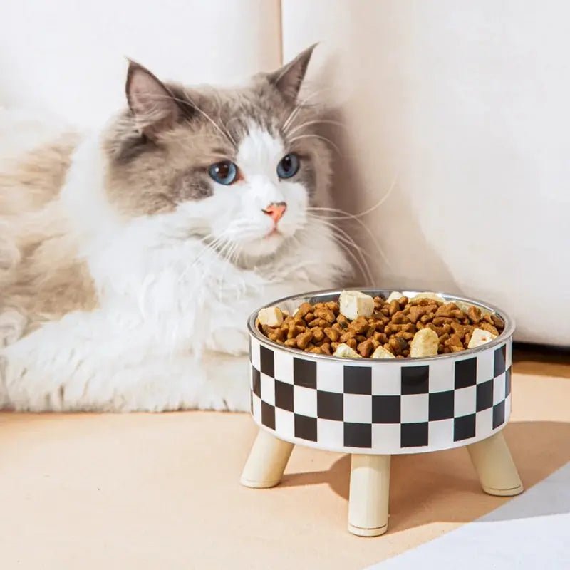 Gamelle Chat - CatBowl™ - Damier - Velo Leader