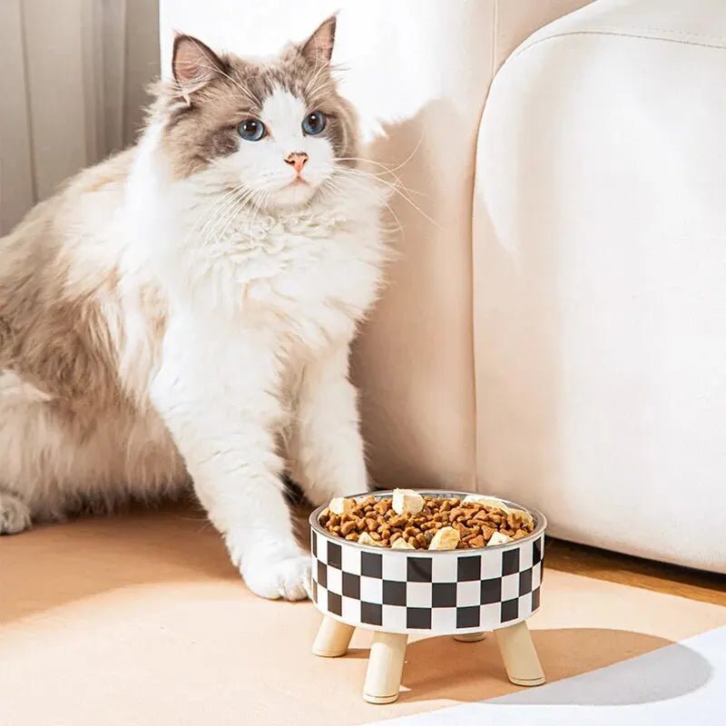 Gamelle Chat - CatBowl™ - Damier - Velo Leader